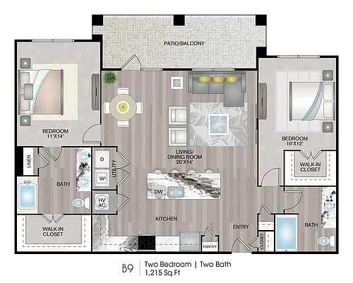 Floor plan B9