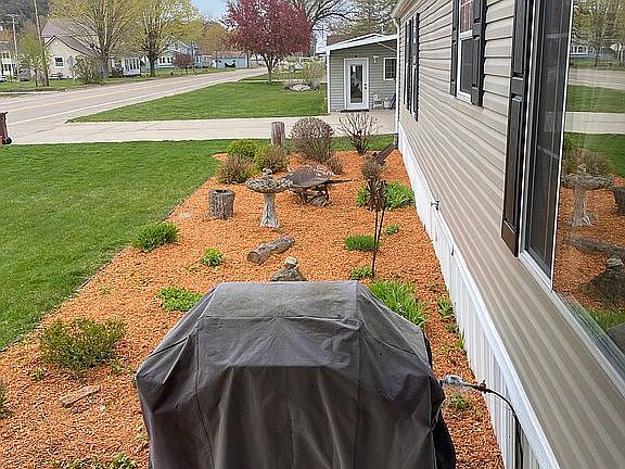 Grill connected to house gas