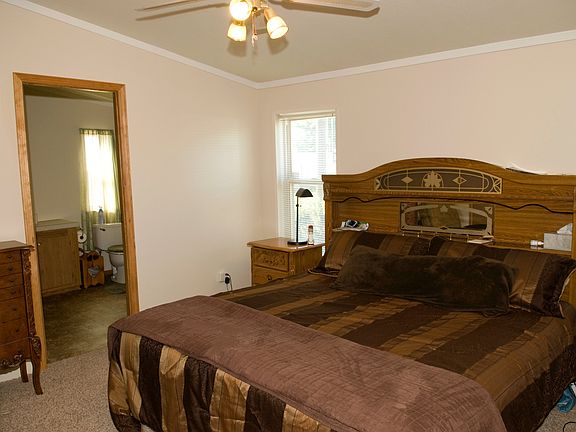 Master bedroom with master bath