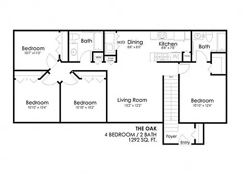 Floor plan The Oak