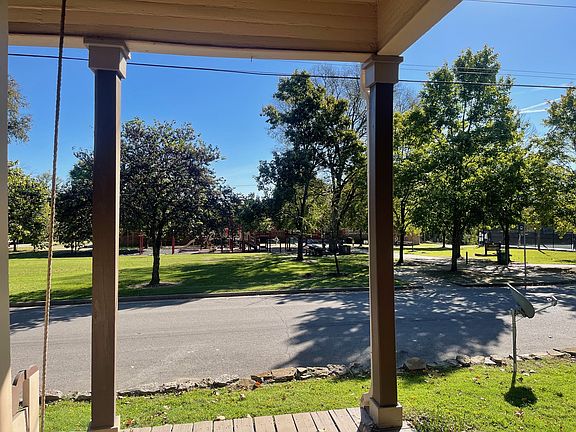 View from front porch - across the street from Shelby Park, ideal spot for families.