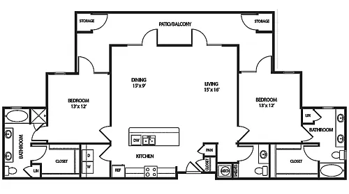 Floor plan Luckenbach B4