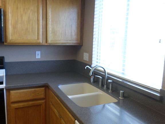Kitchen over looking pool