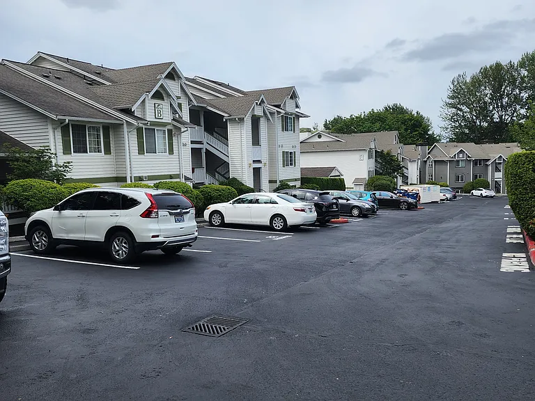 Newly paved drive way.