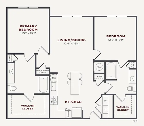 Floor plan B1 80 - Essential Housing
