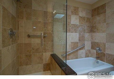 shower in master bath