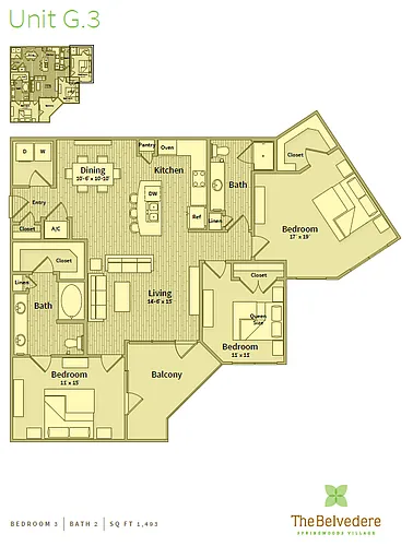 Floor plan G3