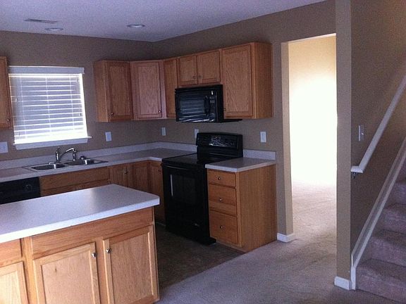 kitchen and dining area
