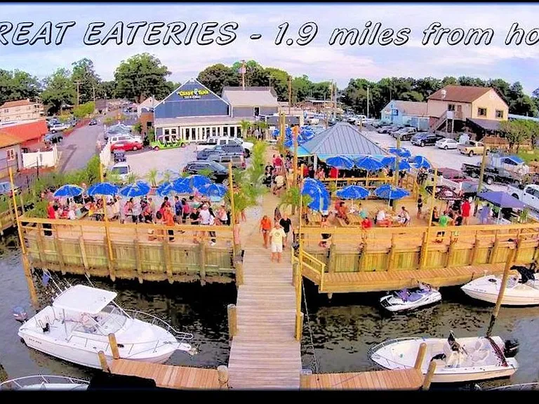 Nearby waterfront restaurants