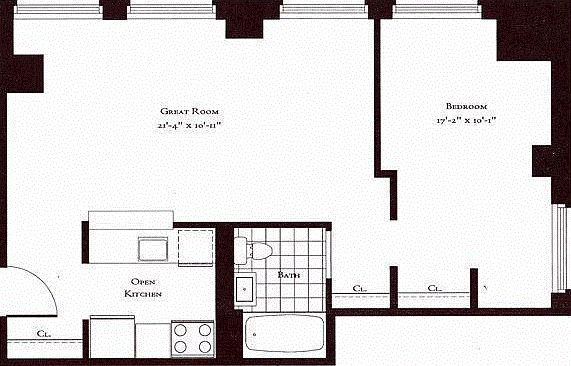 2nd image of 88 Greenwich St APT 3005