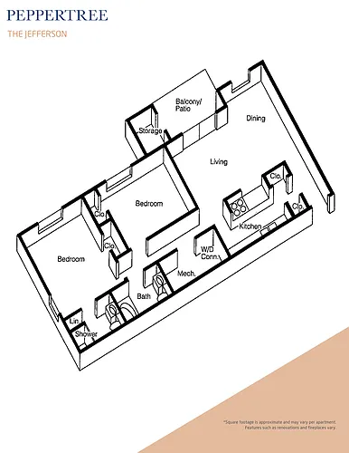 Floor plan The Jefferson