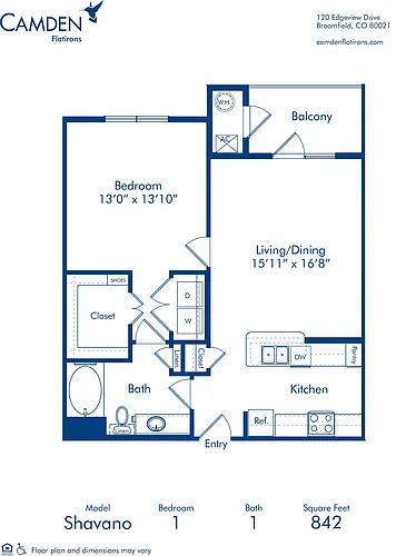 Floor plan Shavano