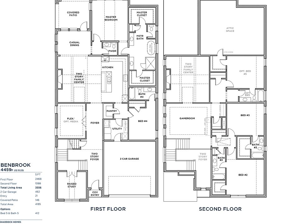 Benbrook 4459F Plan, Fields 50' Lots, Frisco, TX 75033 Zillow