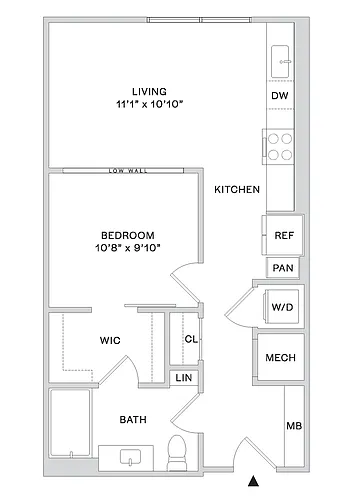 Floor plan A1B