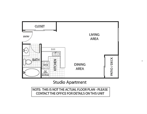 Floor plan Studio