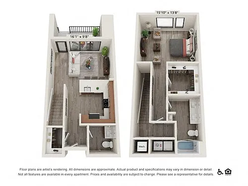 Floor plan 1U TH