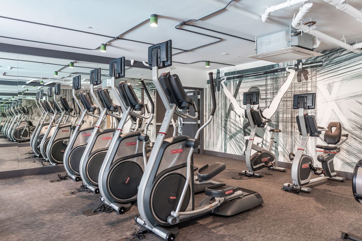 Get moving in a fully equipped fitness center built for every workout style.