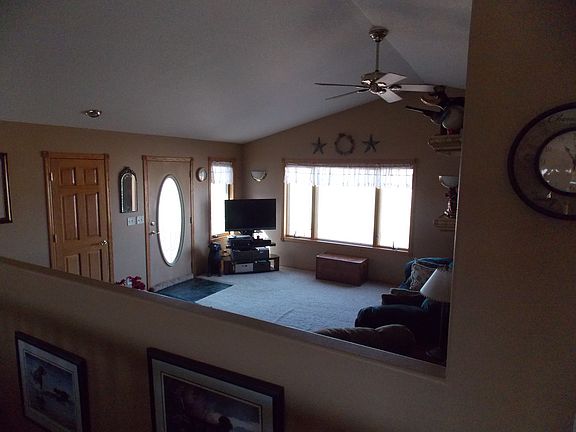 view from kitchen to living 