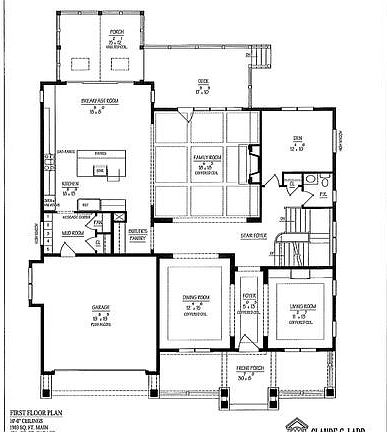 Main Level Floor Plan