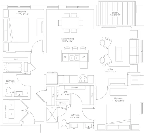 Floor plan Pepper