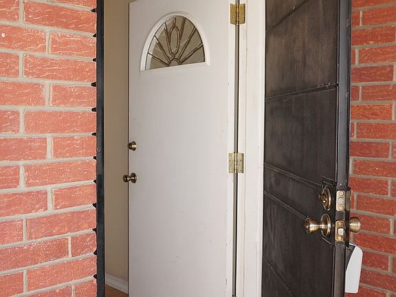 Front metal screen door 