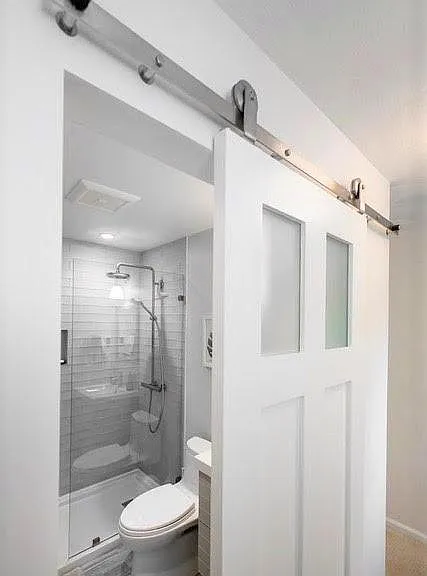 All new 2nd Floor Bathroom with heated floor and tiled walk-in shower