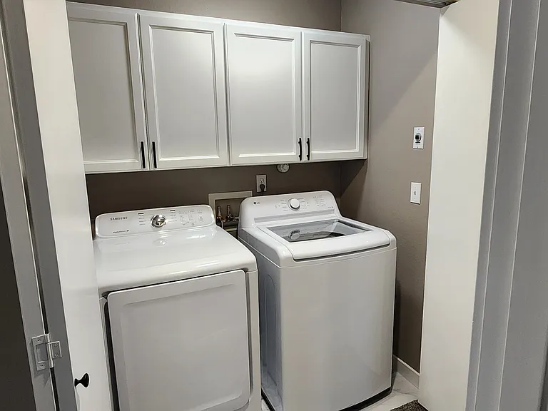 Laundry room upstairs.