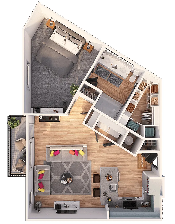 Floor plan B7