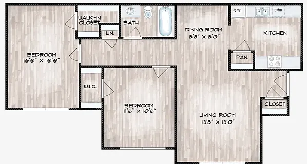 Floor plan B2