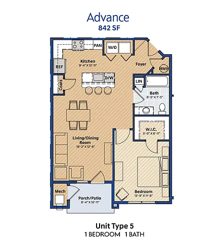 Floor plan Advance