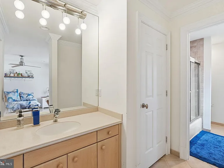 Bright and airy bathroom retreat.