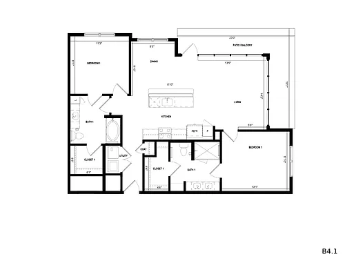 Floor plan B41