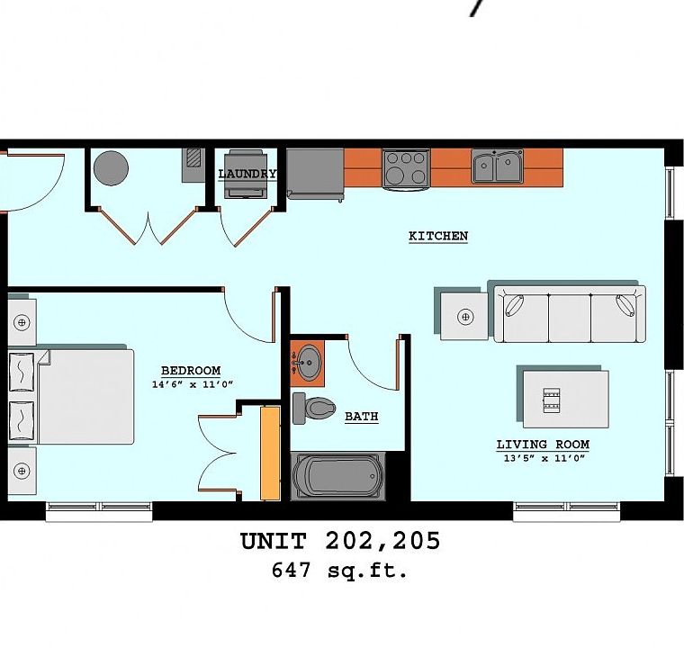 2nd image of 340 S Walnut St APT 202