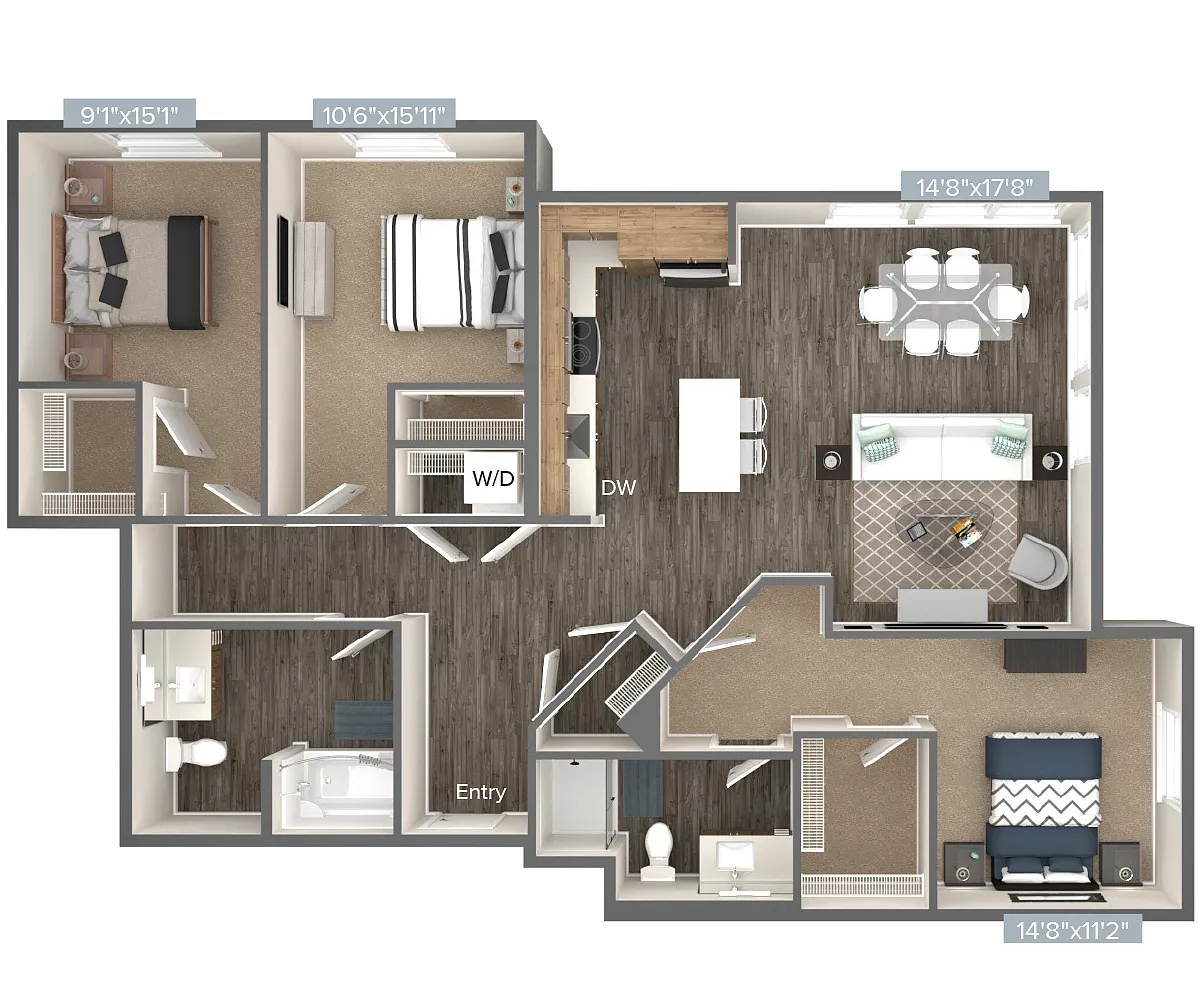 Floor plan C7-1249