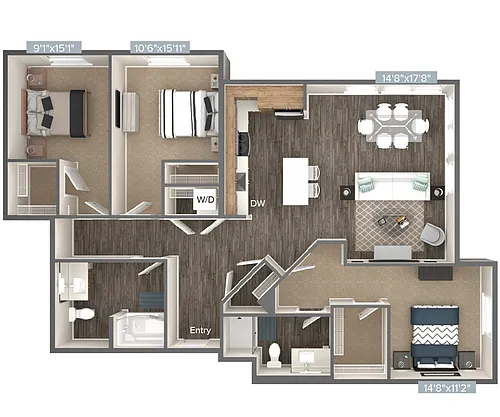 Floor plan C7-1249