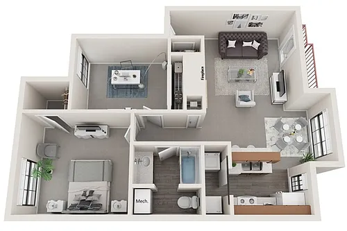 Floor plan B1