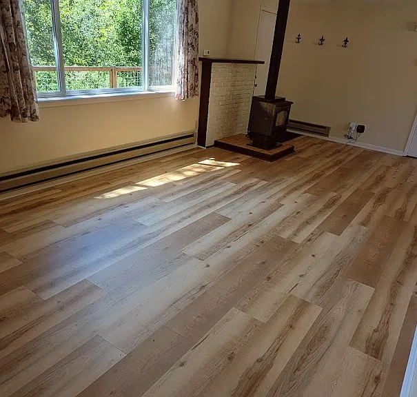 Other view, living room window and natural gas stove.