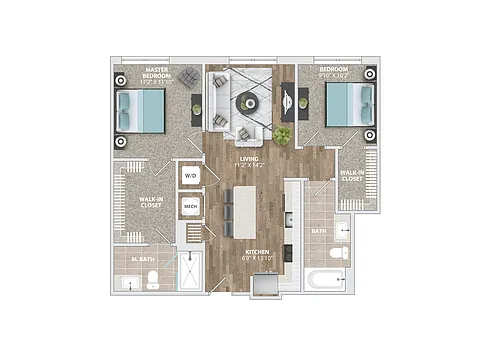 Floor plan B9B