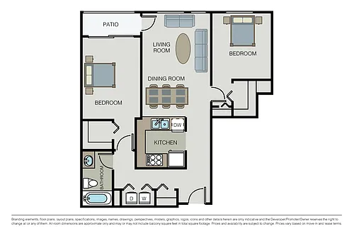 Floor plan Plan 2B