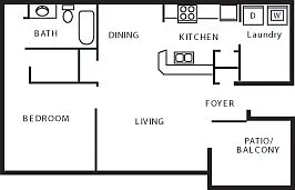Floor plan A1G The Carriage House