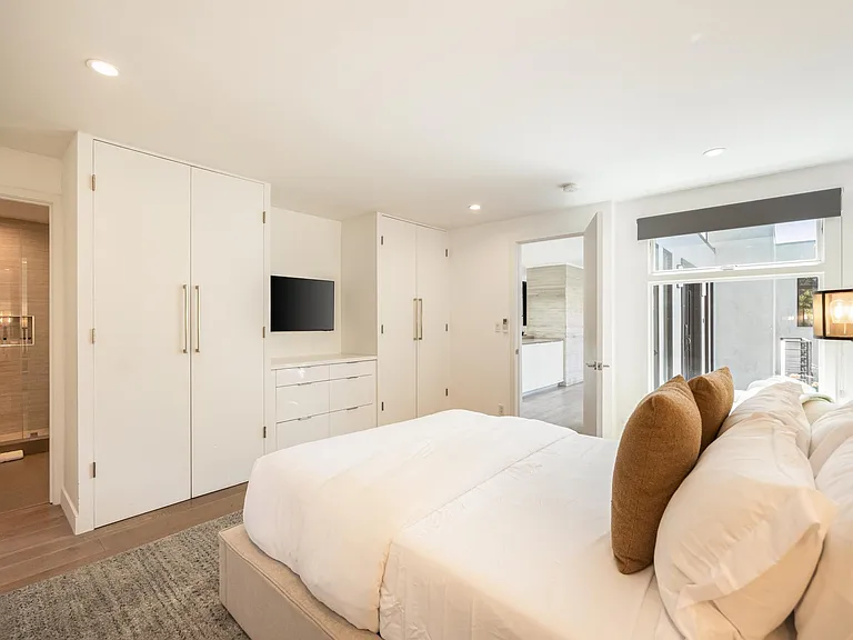 Experience the ultimate comfort with plush bedding, room-darkening shades, and plenty of extra pillows and blankets.