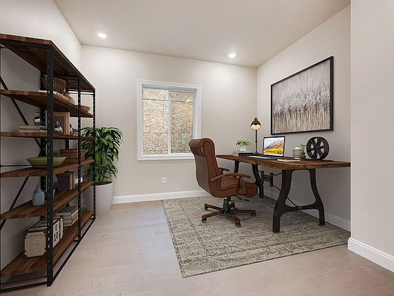 Virtually Staged Den