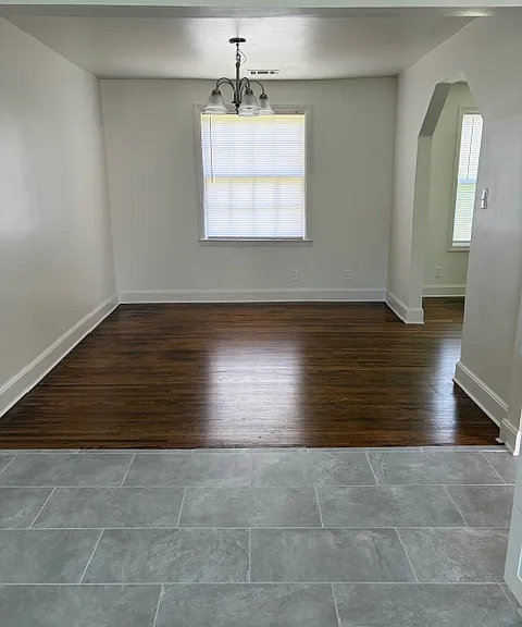 Dining room looking from kitchen