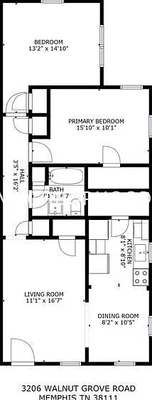 2-Bedroom Duplex Unit with Lawn Care Included, 38111 — Photo 3