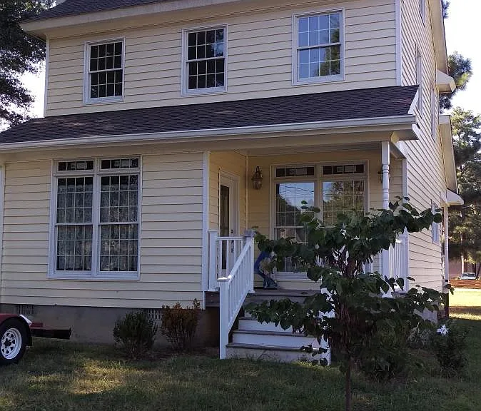 Front before walkway