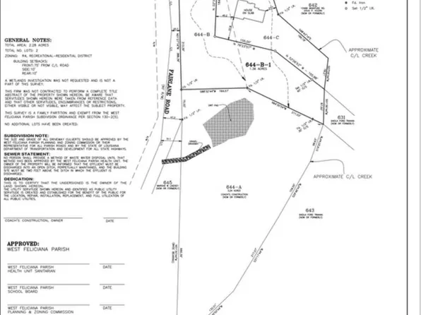 LOT-644A Fairlane Dr, Saint Francisville, LA 70775