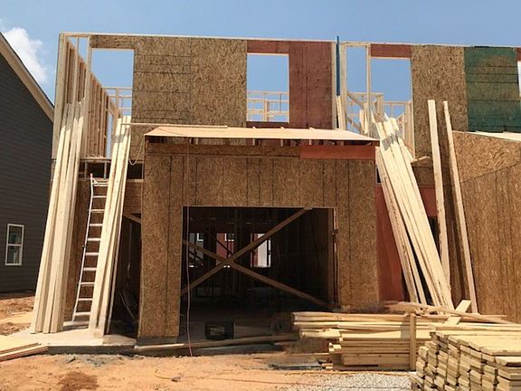 Rear Elevation Construction Progress.