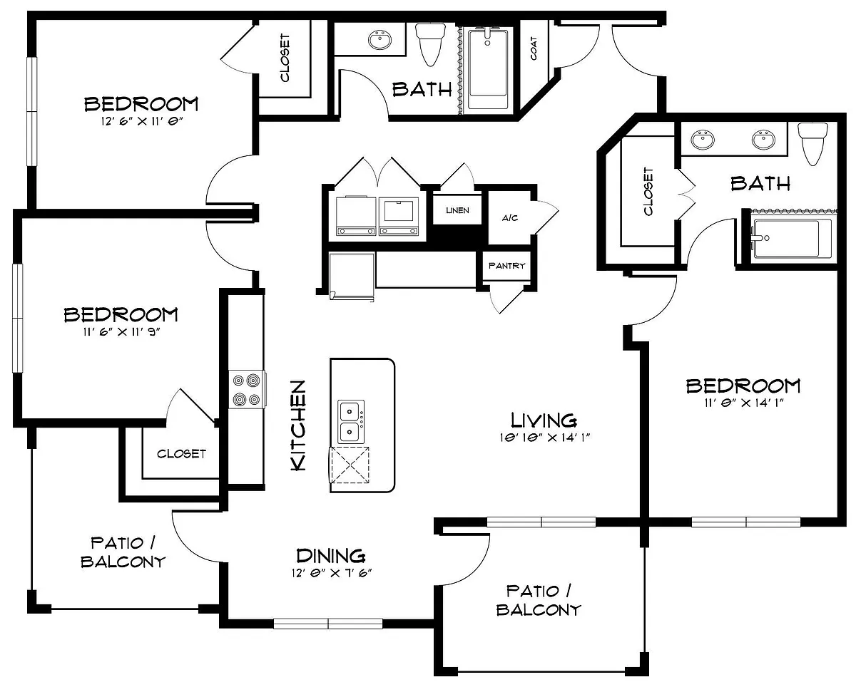 Floor plan C1