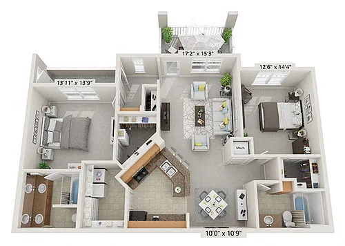 Floor plan B3R