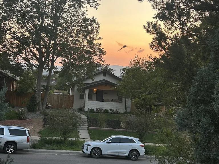 Sunset from front porch